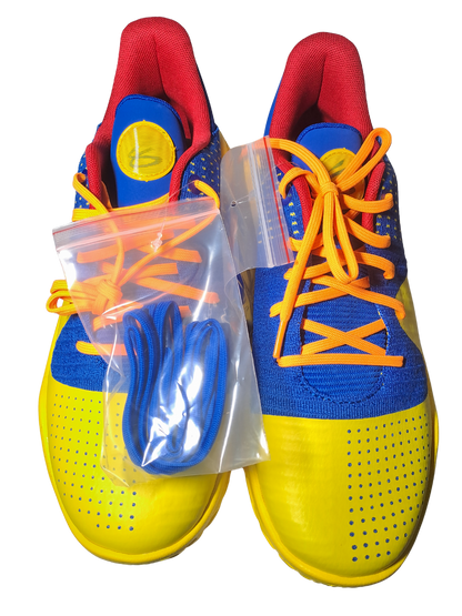 Under Armour Curry 4 Low Flotro – Royal Blue/Yellow | Größe 44,5