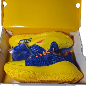 Under Armour Curry 4 Low Flotro – Royal Blue/Yellow | Größe 44,5