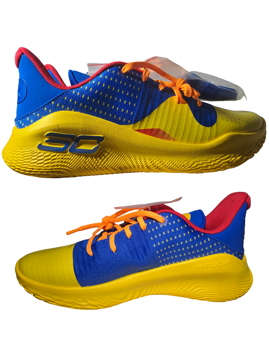 Under Armour Curry 4 Low Flotro – Royal Blue/Yellow | Größe 44,5