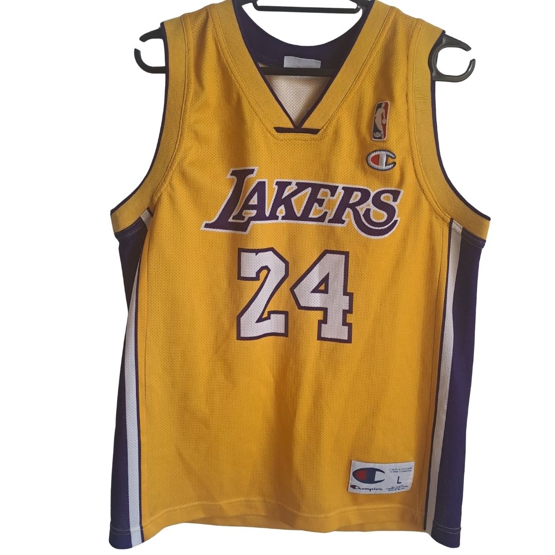 Kobe Bryant #24 Los Angeles Lakers Jersey – Champion (Kids, Second Hand)