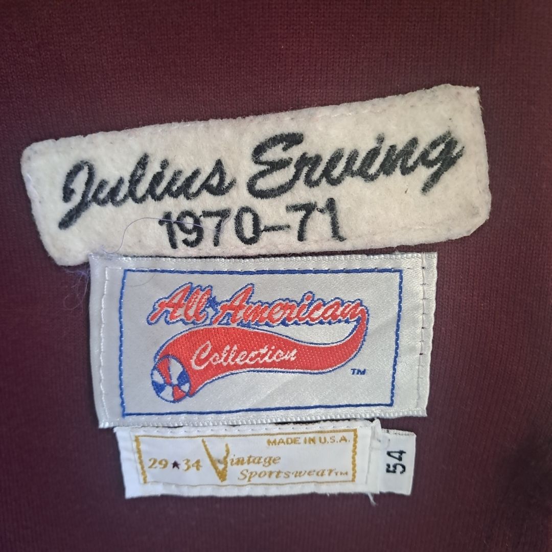 Julius Erving „Massachusetts“ Jersey – Heritage College Style (Made in USA)