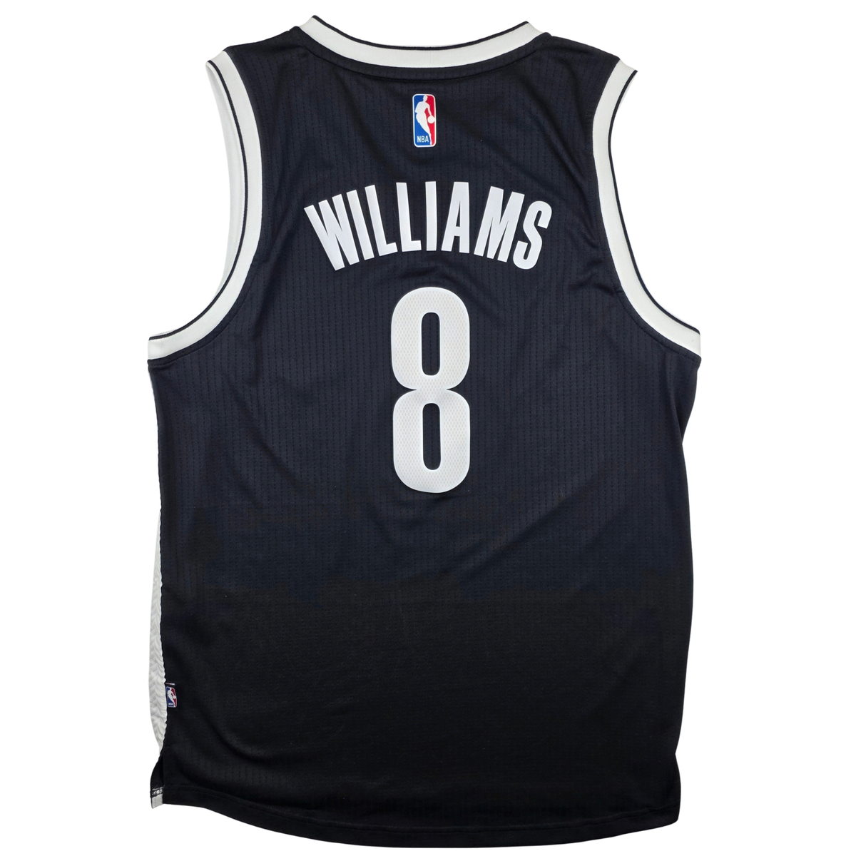 Brooklyn Nets Deron Williams #8 Trikot – adidas Swingman (schwarz) – Gr. M